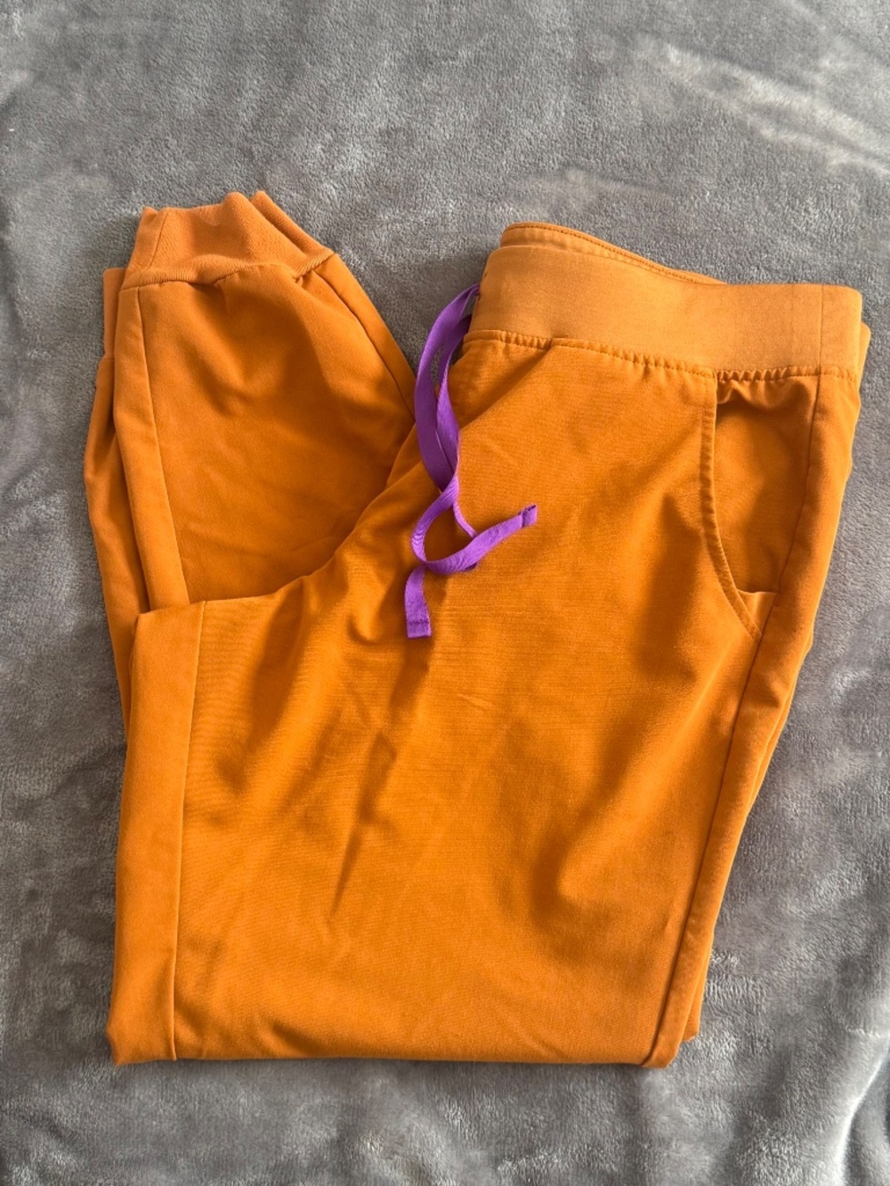 Figs Zamora Drawstring Petite Jogger Scrub Pants Atlantic Fall size XL PO:2130 - Picture 2 of 4